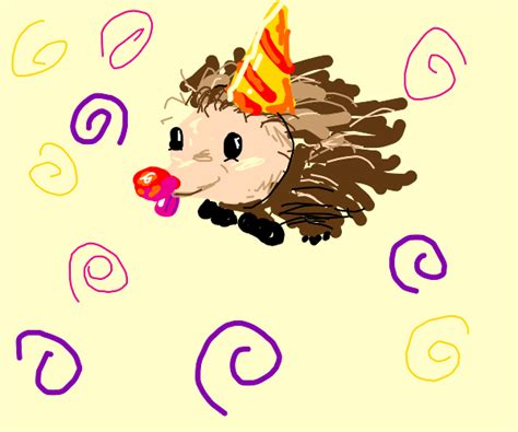 Silly Hedgehog Drawception