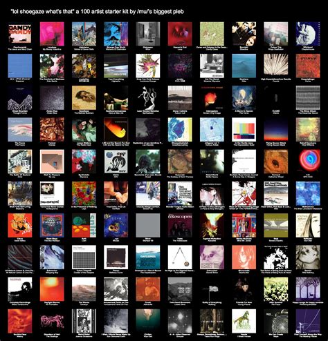 100 Shoegaze Albums ミュージシャン 音楽