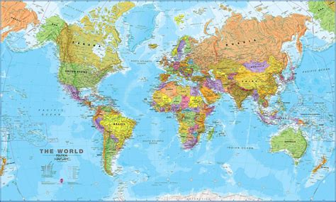 Buy World Maps International Political Wall Map - Mapworld