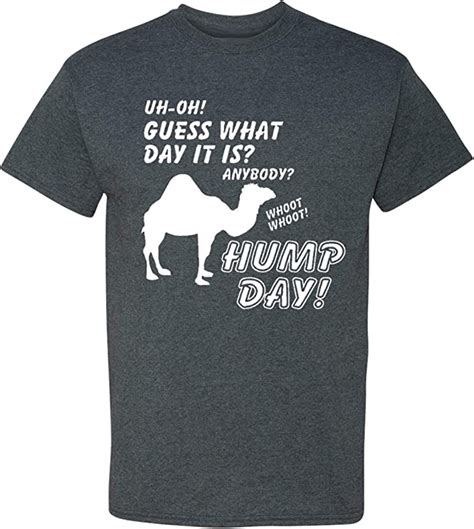New Hump Day Camel Adult Funny T Shirt Tee Clothing