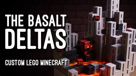 The Basalt Deltas Custom Lego Minecraft World Youtube