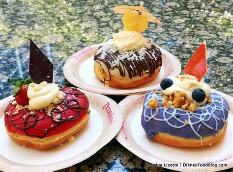 Satisfy your hunger for all things disney food with this celebration of disney culinary treats, from disney parks food news, to quizzes, to disney food art featuring some of our favorite characters. News and Review: New Gourmet Doughnuts at Disneyland Hotel ...