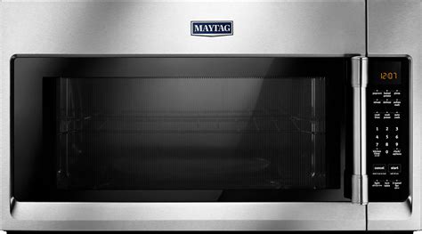 Maytag 20 Cu Ft Over The Range Microwave Stainless Steel At