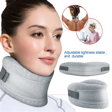 Adjustable Cervical Neck Traction Device Collar Brace Support Medical