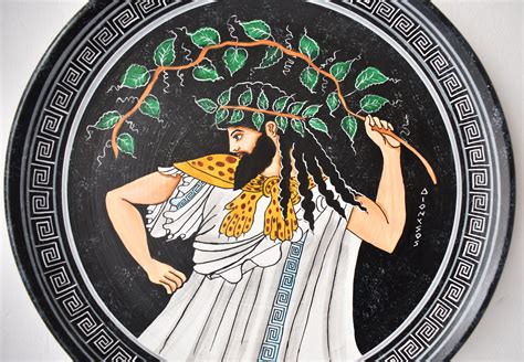 Dionysus Bacchus Greek Roman God Of Wine Ecstasy Etsy