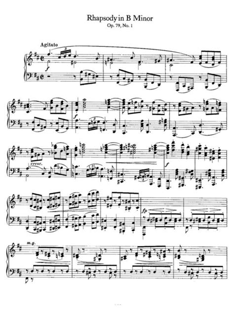 Brahms Keyboard Sheet Music For Piano Download Classical