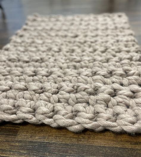 Diy Crochet Rug With Bulky Yarn Super Easy Free Pattern