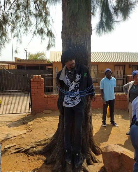 man tied to tree and beaten for allegedly stealing money from his grandmother kanyi daily news