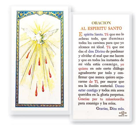 Oracion Al Espiritu Santo Imagenes