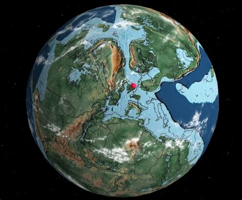 Interactive Map Of Earth Shows Where Your Home Was 500 Million Years Ago