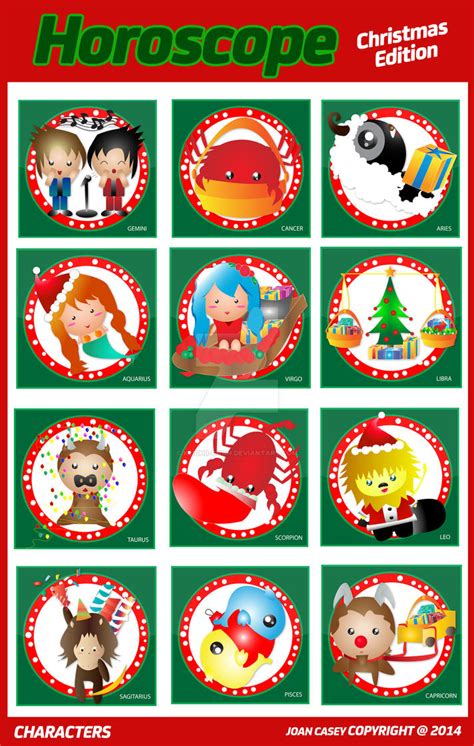 Horoscope Christmas Edition By Keichii Chan On Deviantart