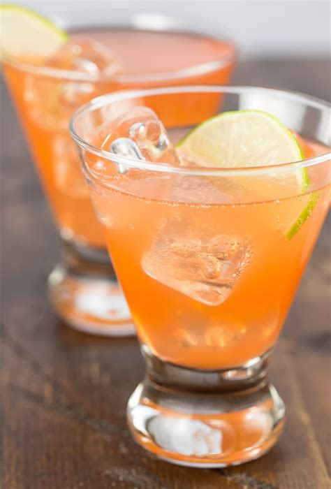 Aperol Gin Cocktail Recipe Garnish With Lemon