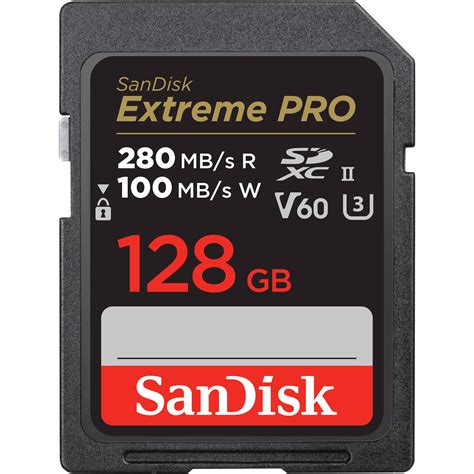 Sandisk 128gb Extreme Pro Uhs Ii Sdxc Memory Sdsdxep 128g Ancin