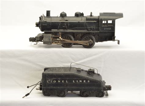 Lionel Postwar 1665 Black Steam Switcher with a 2403B LL Slo