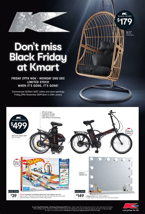 What Items Are Discounted The Least On Black Friday - Kmart Black Friday 2019 Current catalogue 29/11 - 02/12/2019 - au