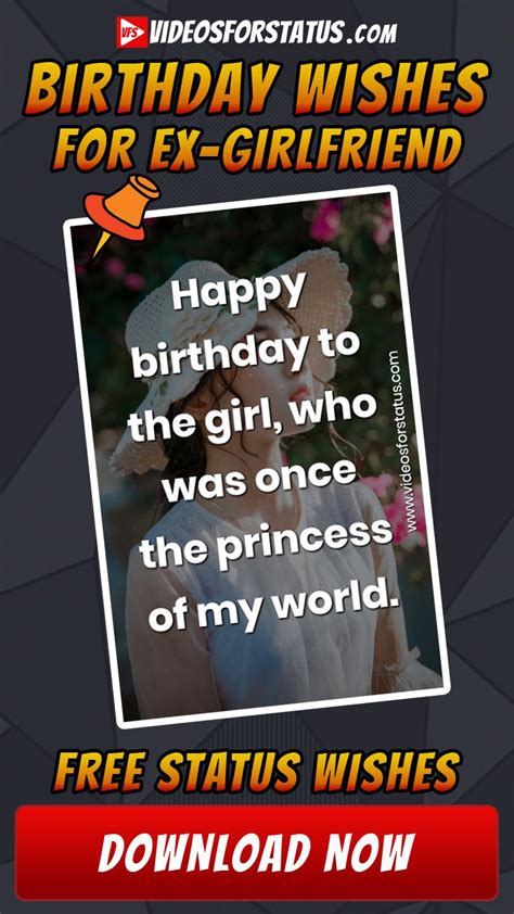 On this special day, i just want to let you know that if i could turn back the hands of time, i would avoid losing such an. Happy Birthday wishes for Ex Girlfriend emotional heart touching status | Birthday wishes for ...