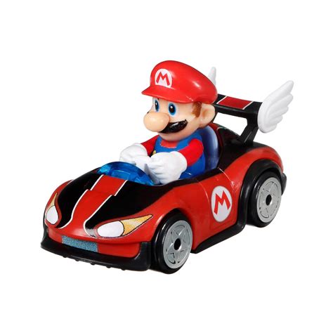 Hot Wheels Mario Kart Voertuig Mario Thimble Toys