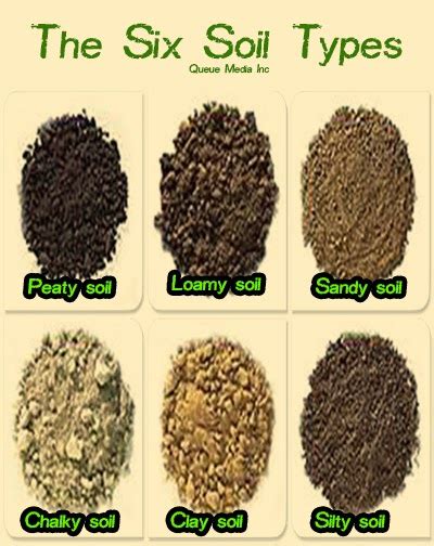 Garden And Farms The Six Soil Types