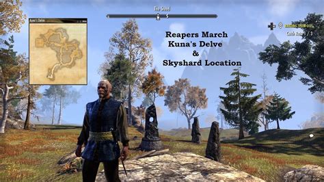 The Elder Scrolls Online Reapers March Kuna S Delve Skyshard Location
