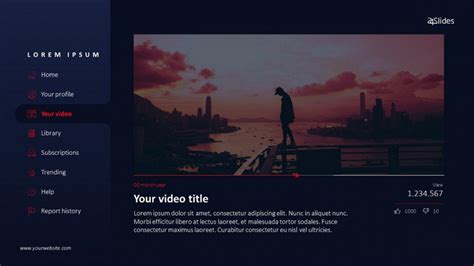 Youtube Powerpoint Template Free Powerpoint Template