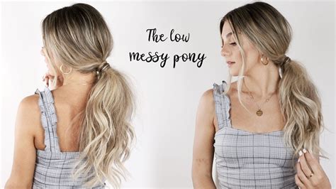 Aveda How To Messy Low Ponytail Tutorial With Jessica Howell Youtube