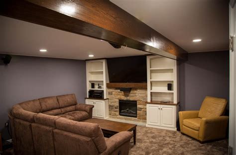 Great Basement Design Ideas Before And After Basement Finishing Design