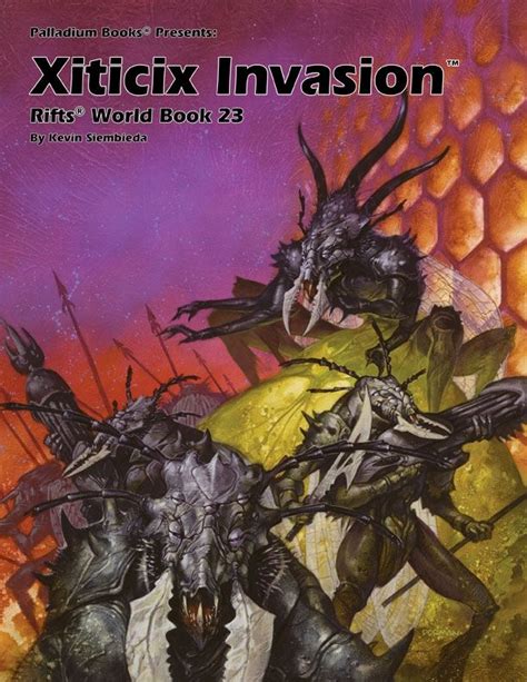 Rifts® World Book 23 Xiticix Invasion™ Palladium Books Rifts