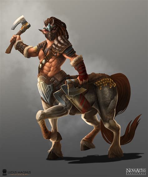 Artstation Nova Aetas Renaissance Centaur Warrior