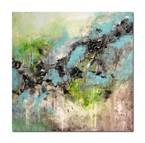Blue And Green Painting Original Modern Art Large Abstract Painting