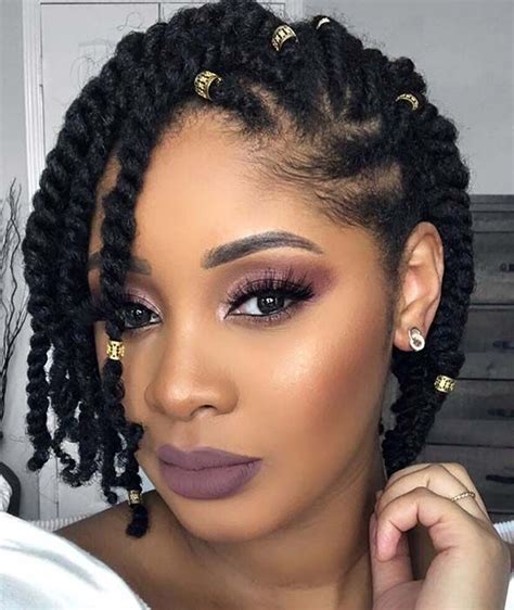 cute two strand twist natural hairstyle protective hairstyles for natural hair natural hair