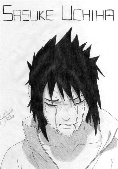 Sasuke Uchiha Crying Naruto Shippuden By Leandrotomaz On