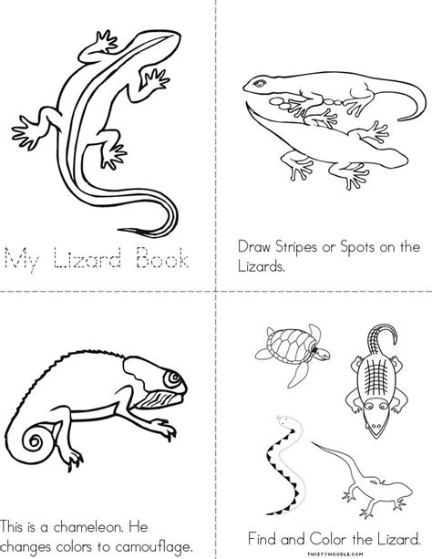 Perfect for a spring rainy day (and usually there are quite a few of them) when you. Lizard book - Twisty Noodle