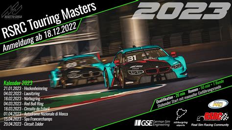 RSRC Touring Masters 2023 Lauf 7 Spa Francorchamps Assetto Corsa