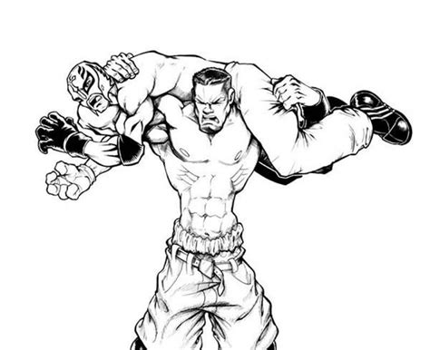 Printable Wwe Coloring Pages