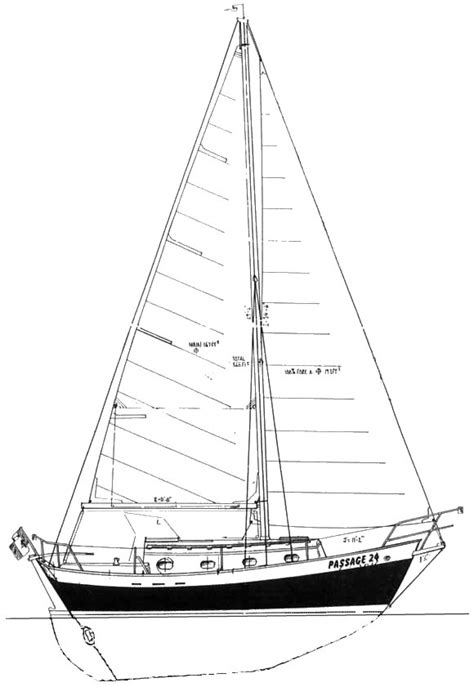 Passage 24 Sailboat Data Sheet