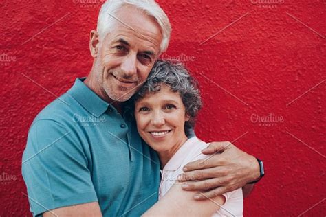 affectionate mature couple high quality people images ~ creative market