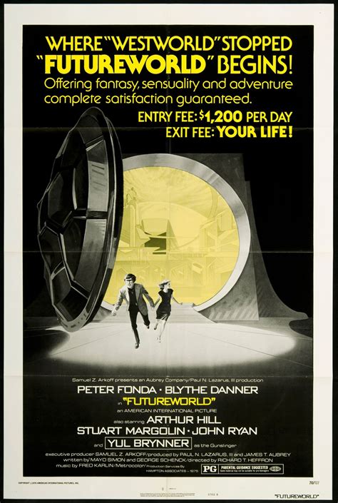 Futureworld 1976 Original Movie Poster Fff 02210