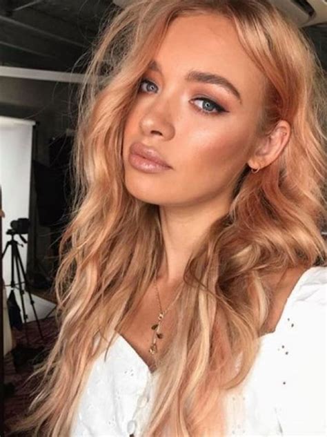 35 Gorgeous Strawberry Blonde Hairstyles Cheveux Pêches Couleur