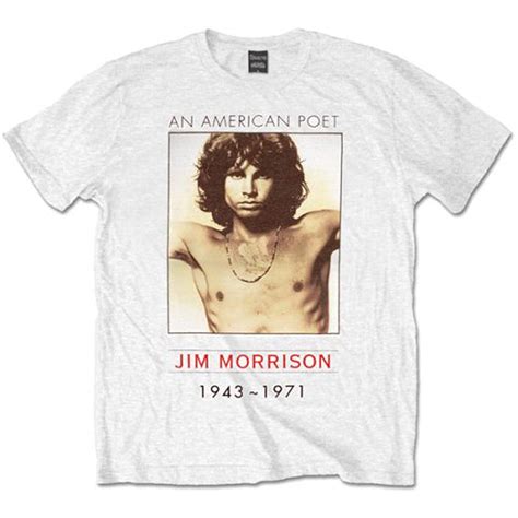 The Doors American Poet Jim Morrison Rock Tee T Shirt S Unisex Seknovelty