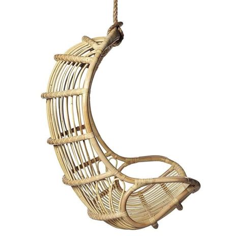 Sika Design Riviera Rattan Hanging Swing Chair Natural Wxf 02