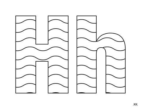 Letter H Coloring Pages - 15 FREE Pages | Printabulls