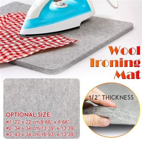 Wool Ironing Mat Pad Made With 100 New Zealand Wool Pressing Pad Great