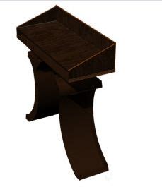 Thin Designed Wooden Podium 3d Model 3dm Fromat Thousands Of Free