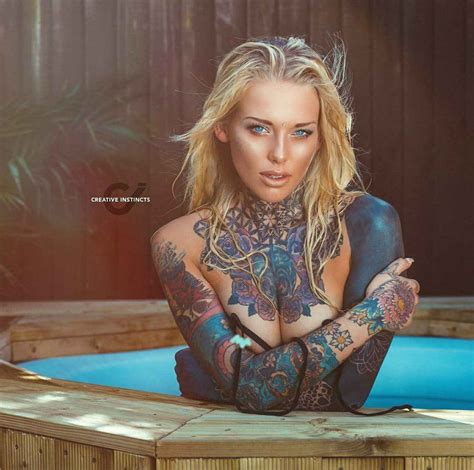Tattoo Model Lauren Brock United Kingdom Inkppl