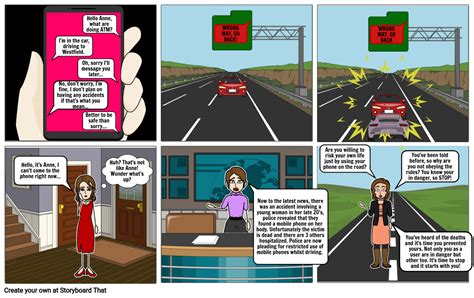 Road Safety Storyboard By Nina55404