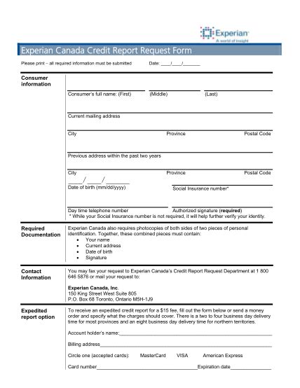 79 Annual Credit Report Request Form Fillable Page 2 Free To Edit