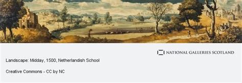 Netherlandish School, Landscape: Midday | Landscape, Scotland landscape, School creative