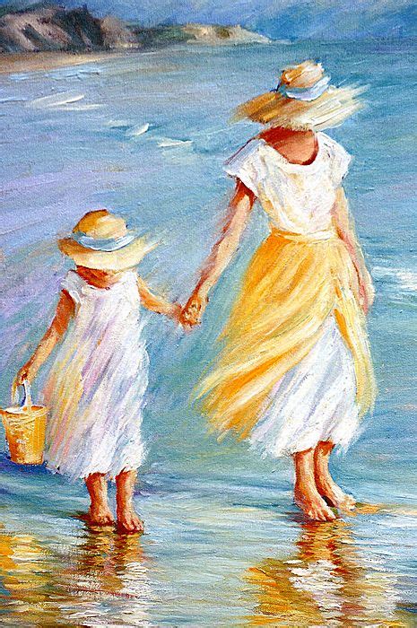 Mother And Daughter Pinturas Pinturas Hermosas Pinturas Impresionistas