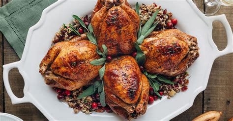 I like them because they. Cornish Hens with Apple-Cranberry Rice Stuffing | Recipe ...