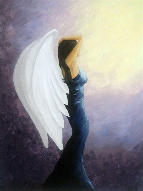 Acrylic Painting Canvas Angel Things Made By Me Paintings Painted